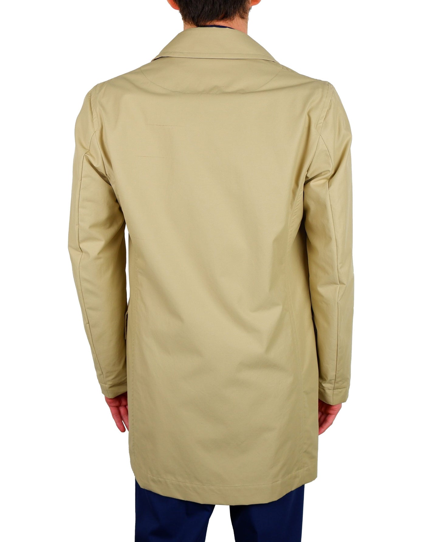 Beigefarbene Baumwolljacke