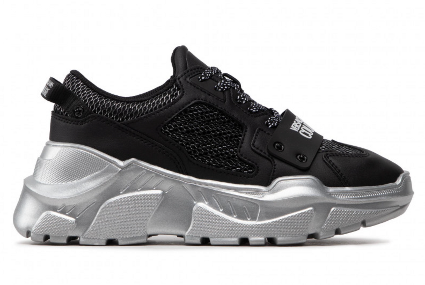Schwarze Leder-Sneakers