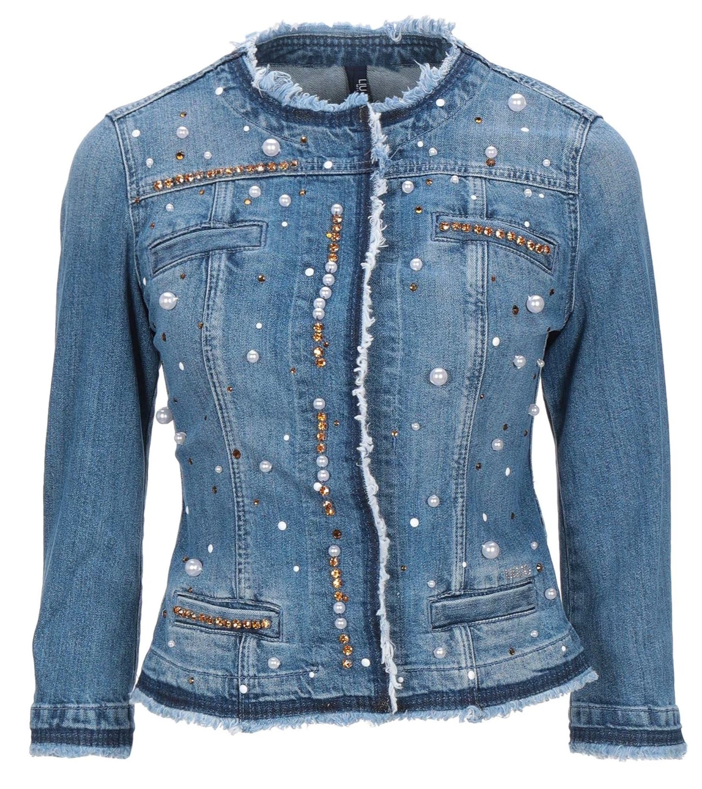 Hellblaue Baumwolle Jacken & Mantel