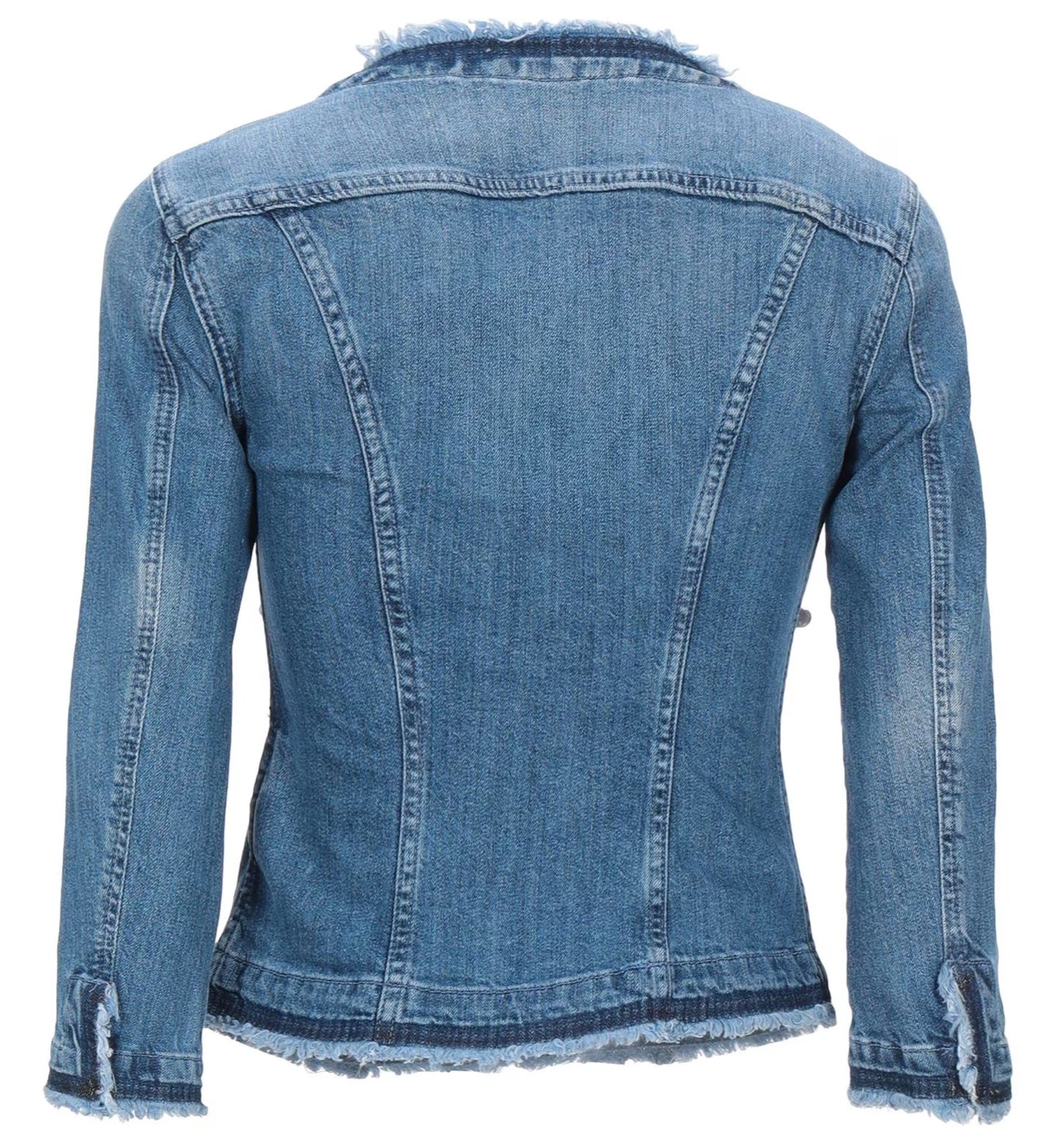 Hellblaue Baumwolle Jacken & Mantel