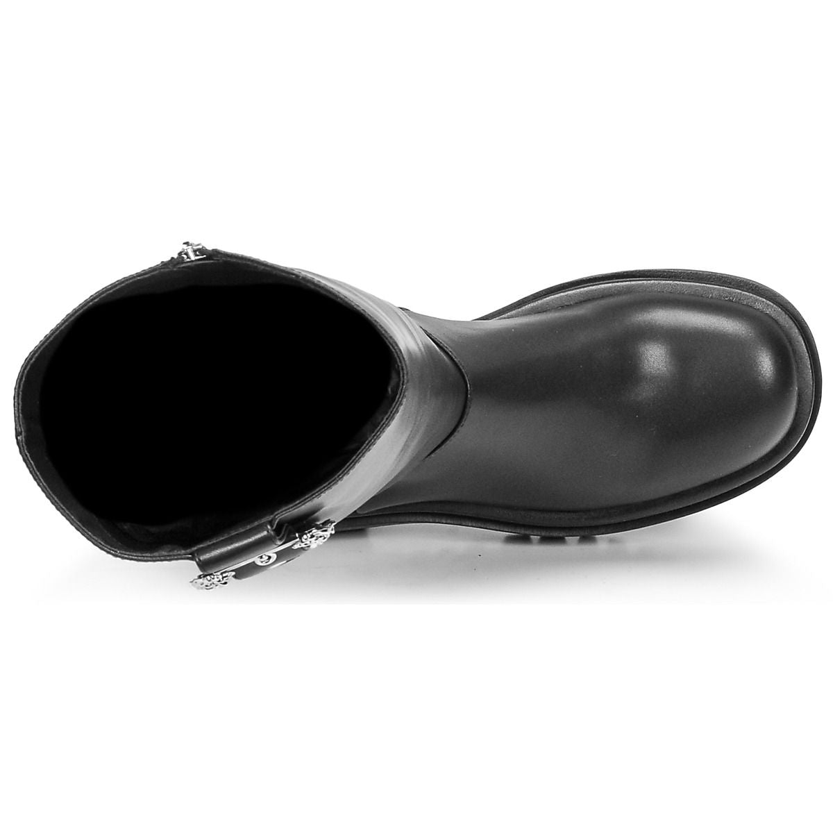 Schwarzer Polyethylen-Stiefel