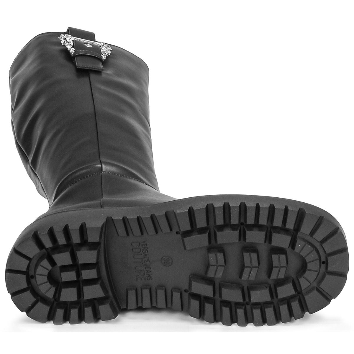 Schwarzer Polyethylen-Stiefel