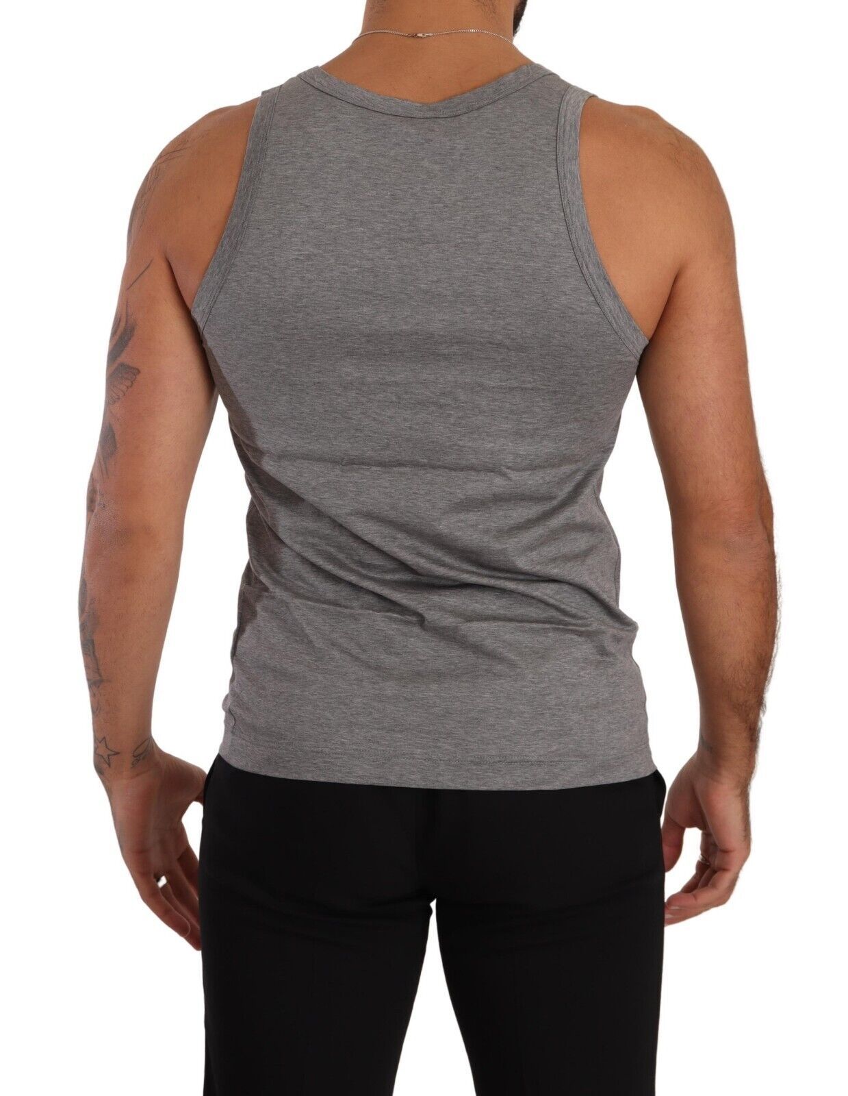 Graues ärmelloses Baumwoll-Tank-Top T-Shirt Unterwäsche