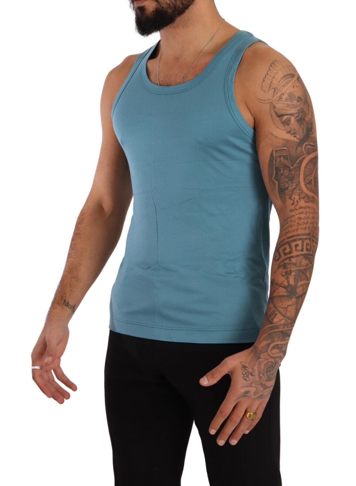 Blaues Modal ärmelloses Tank-Top T-Shirt Unterwäsche