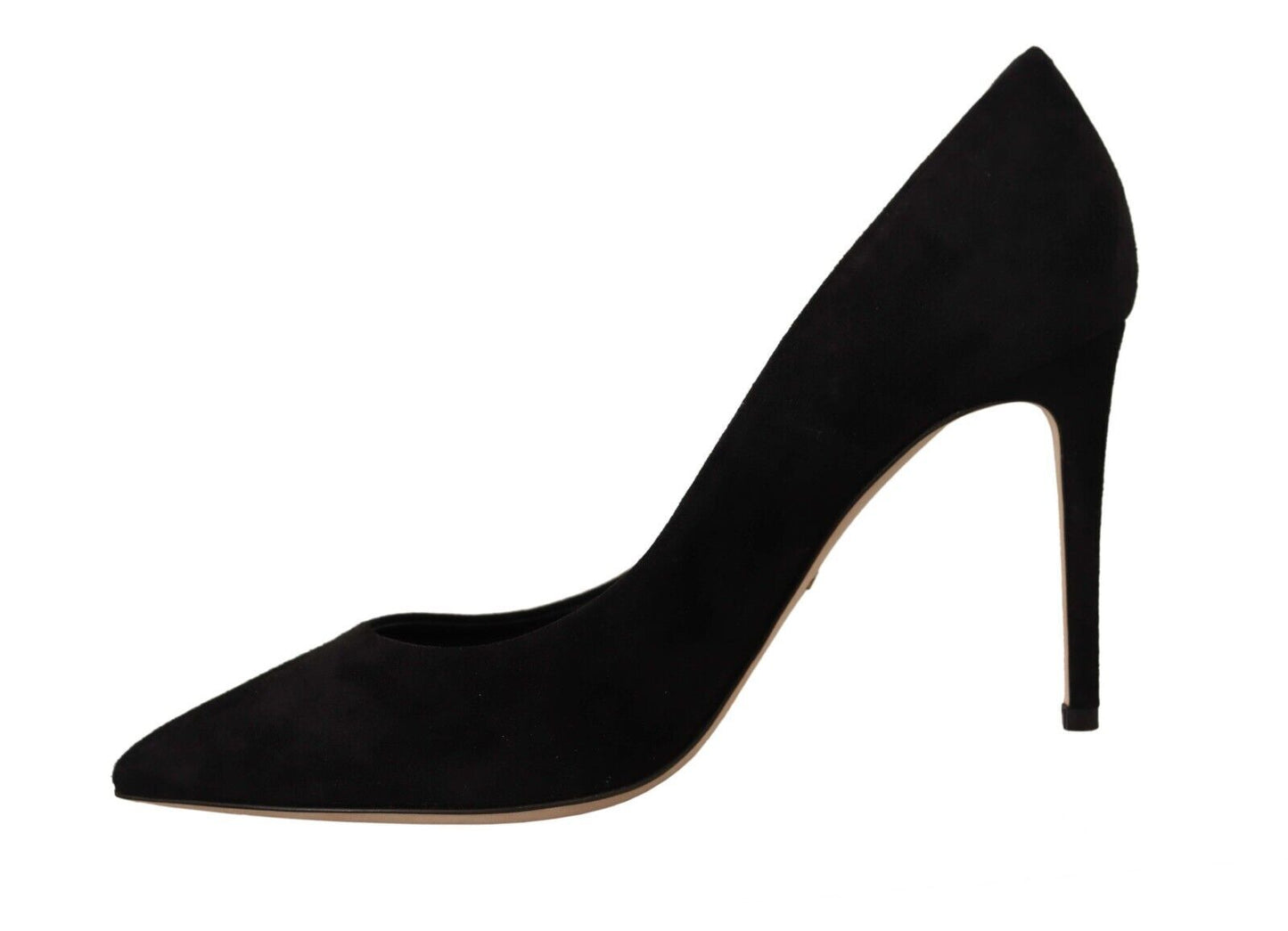 Schwarze Wildleder High Heels Pumps Klassische Schuhe