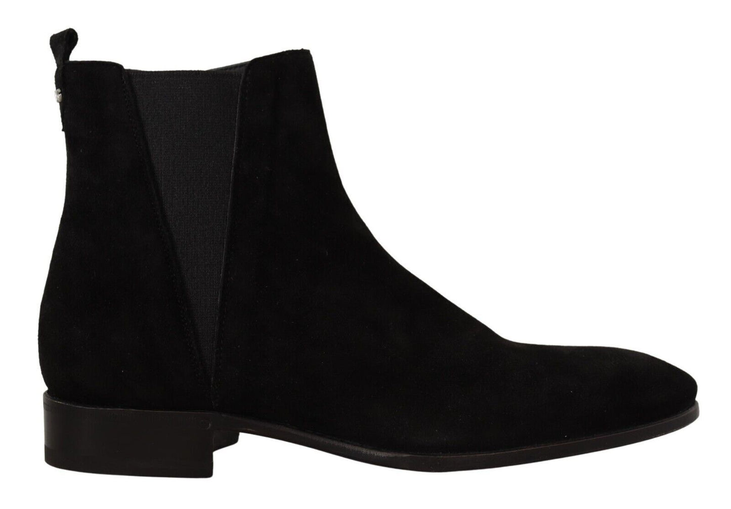 Schwarz Wildleder Leder Chelsea Herren Stiefel Schuhe