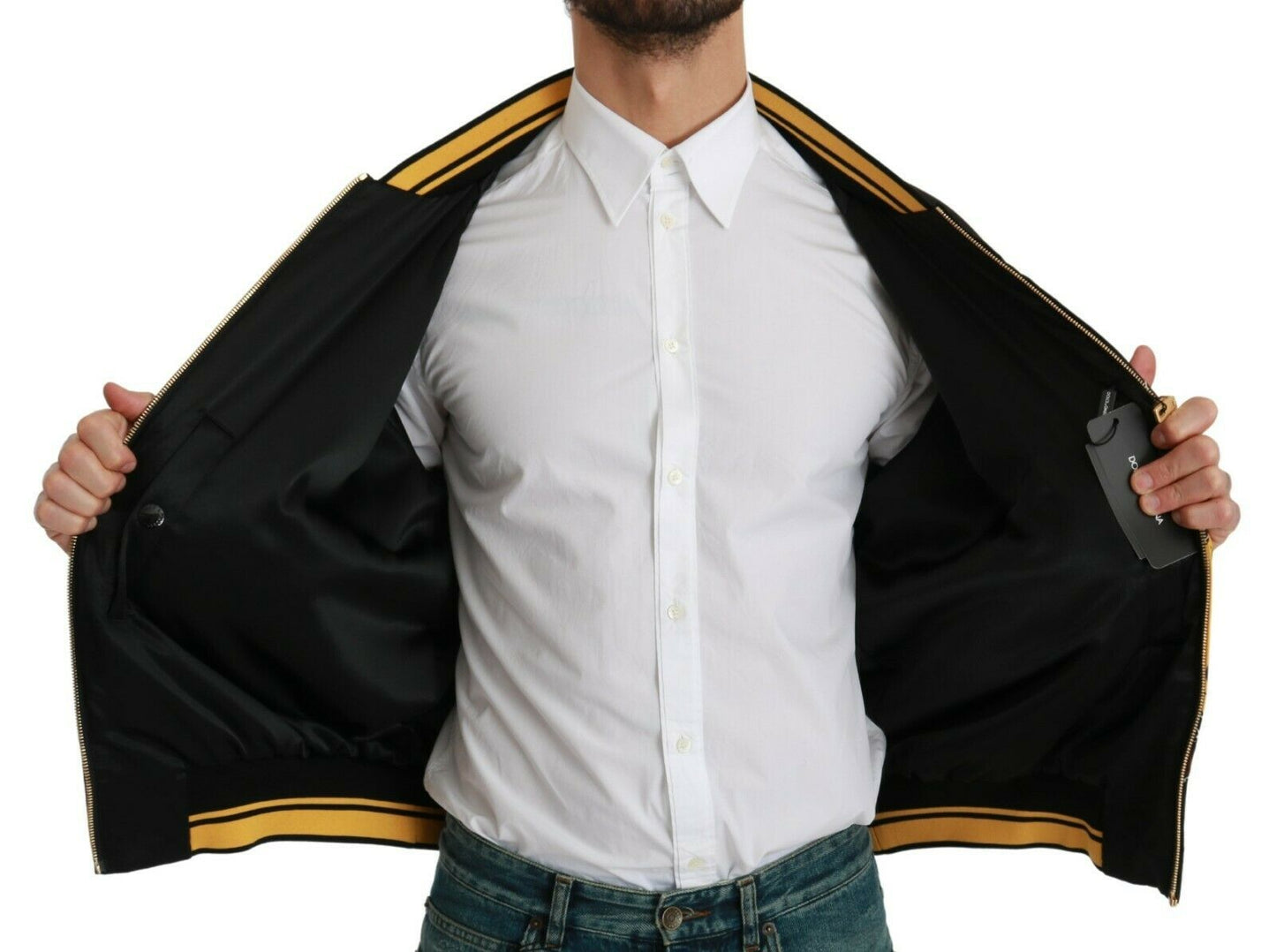 Schwarze YEAR OF THE PIG Bomberjacke