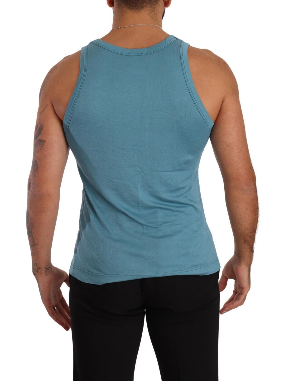 Blaues Modal ärmelloses Tank-Top T-Shirt Unterwäsche