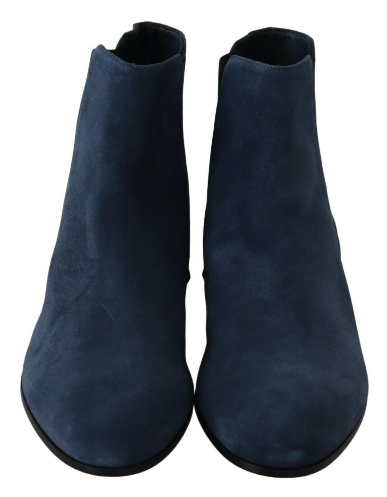 Blau Wildleder verschönert Nieten Stiefel Schuhe