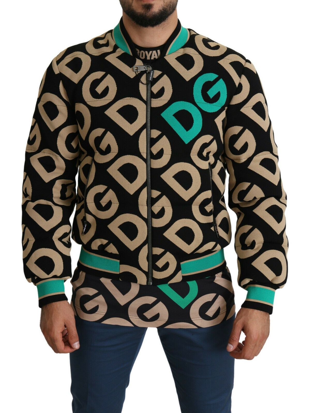 Mehrfarbige DGMILLENNIALS Jacke mit Logodruck