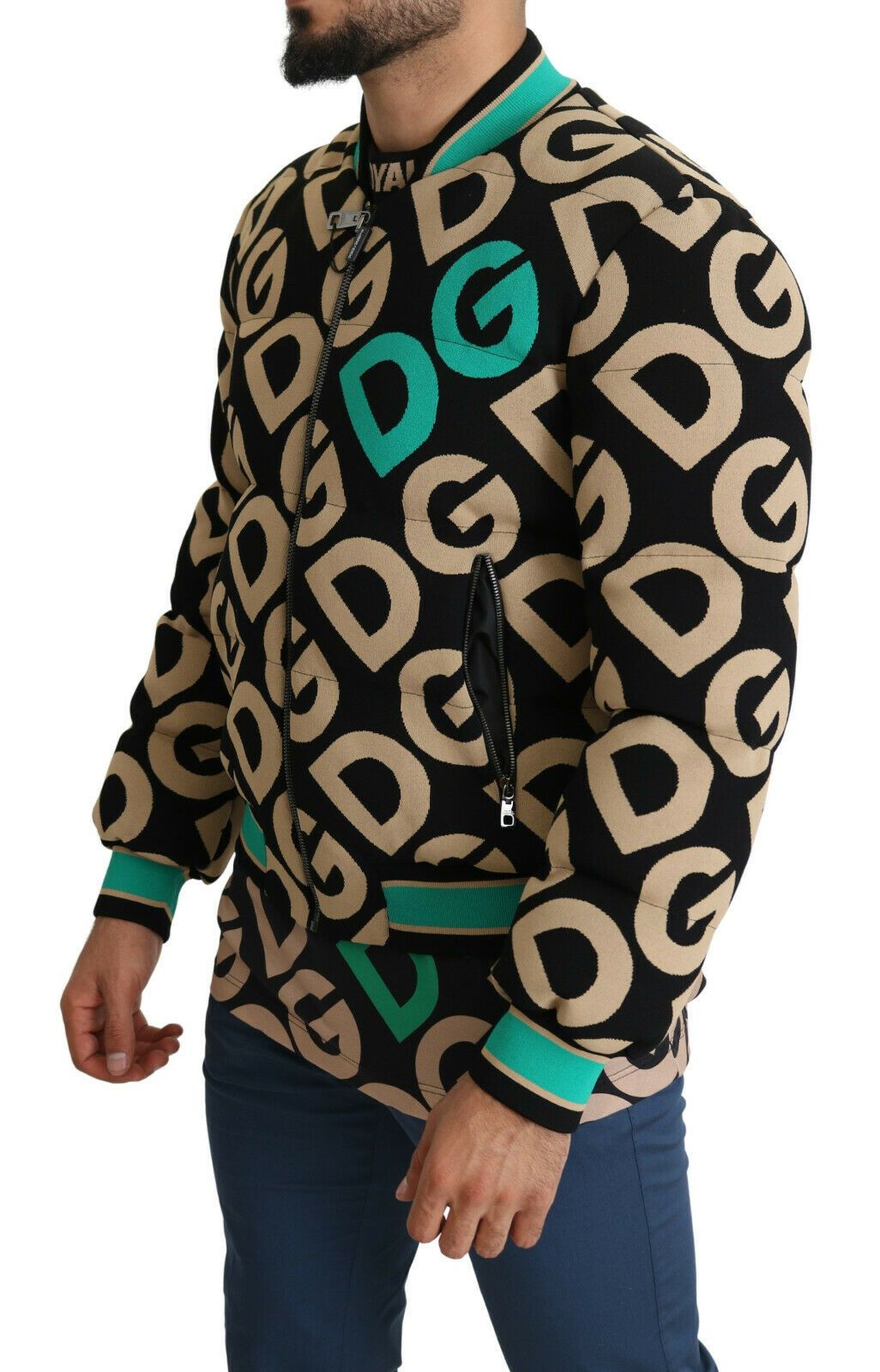 Mehrfarbige DGMILLENNIALS Jacke mit Logodruck