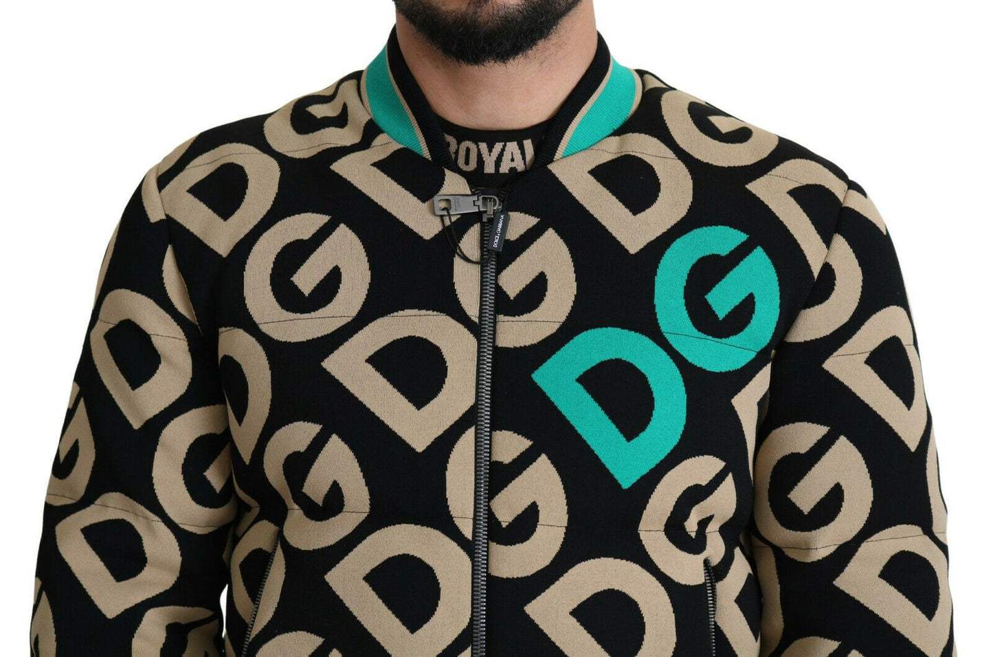 Mehrfarbige DGMILLENNIALS Jacke mit Logodruck