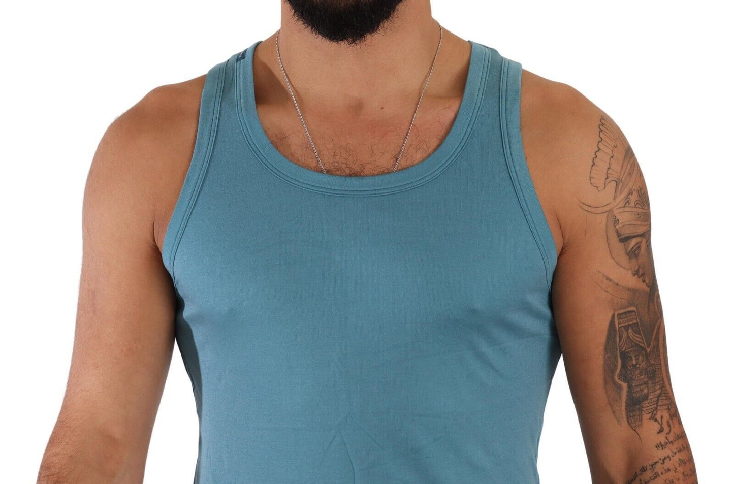 Blaues Modal ärmelloses Tank-Top T-Shirt Unterwäsche