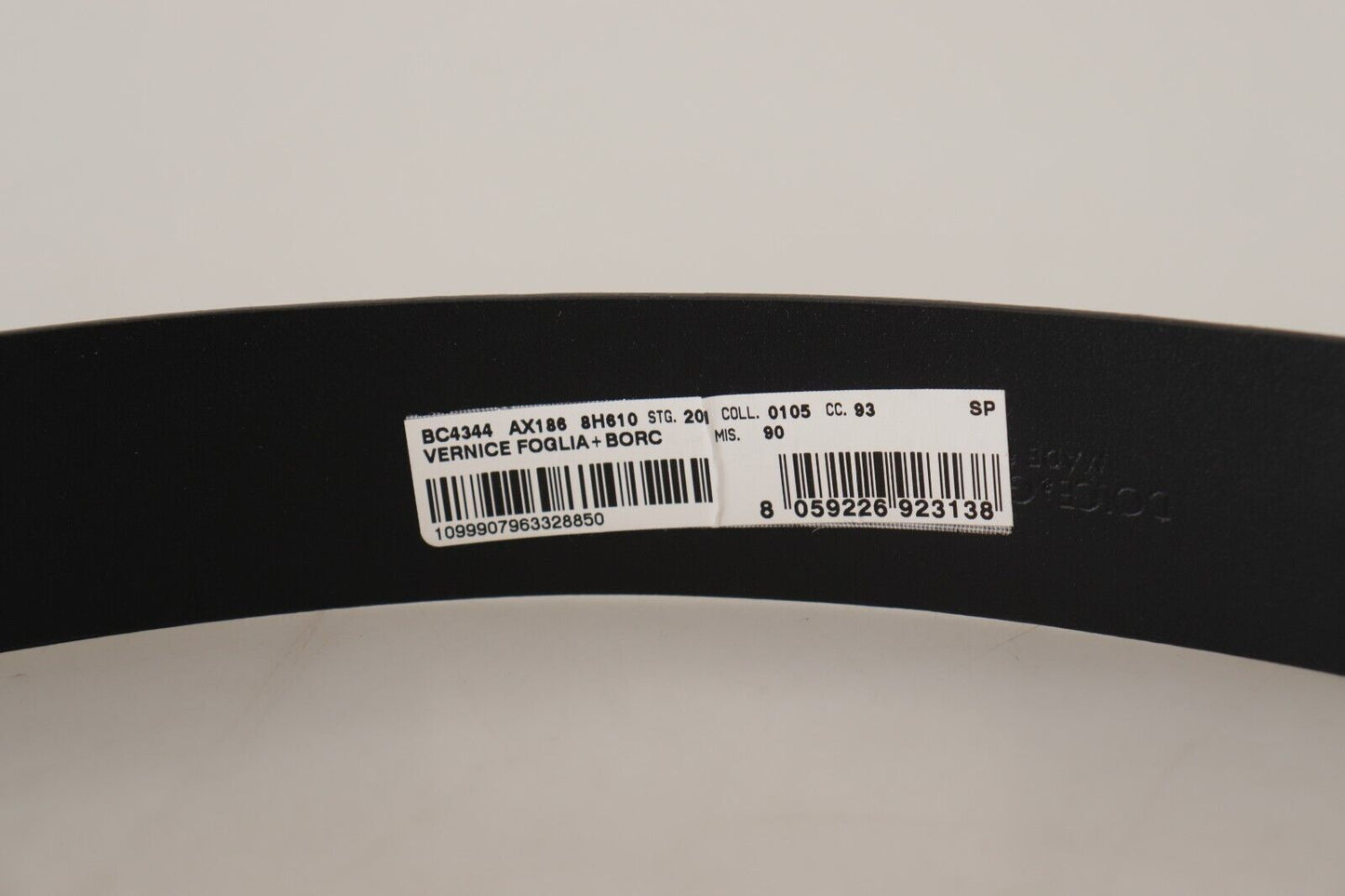 Blaues Lackleder Vernice Silberne Logoschnalle Gürtel
