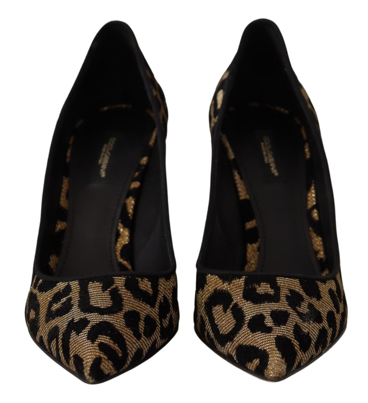 Braun Leopard Stiletto High Heels Pumps Schuhe