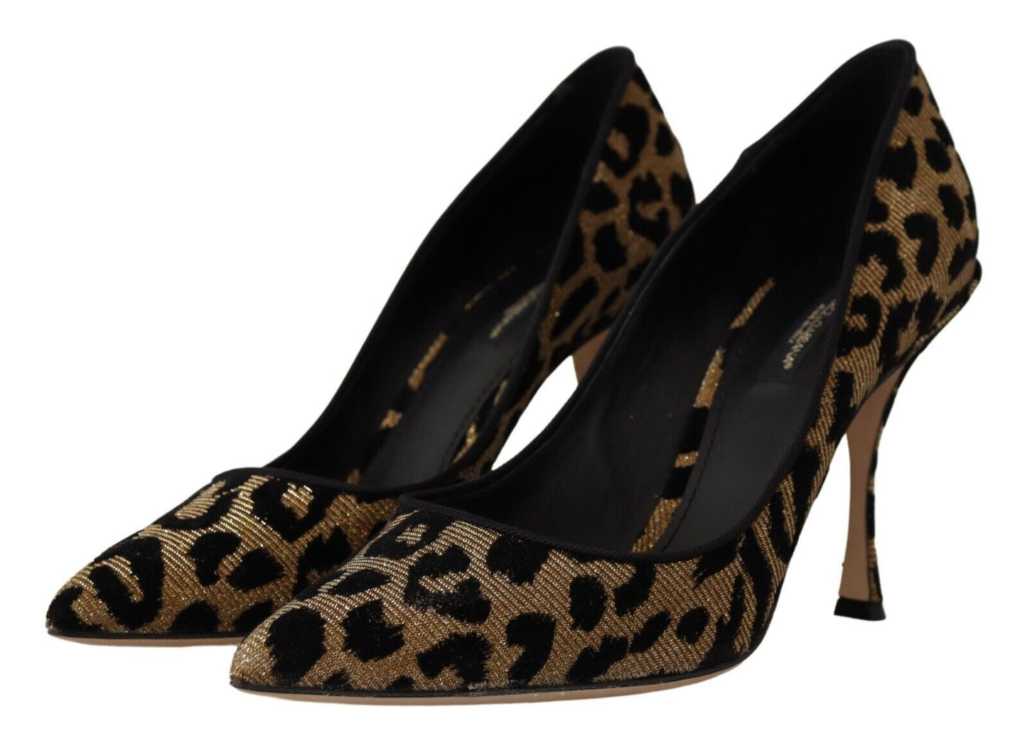 Braun Leopard Stiletto High Heels Pumps Schuhe