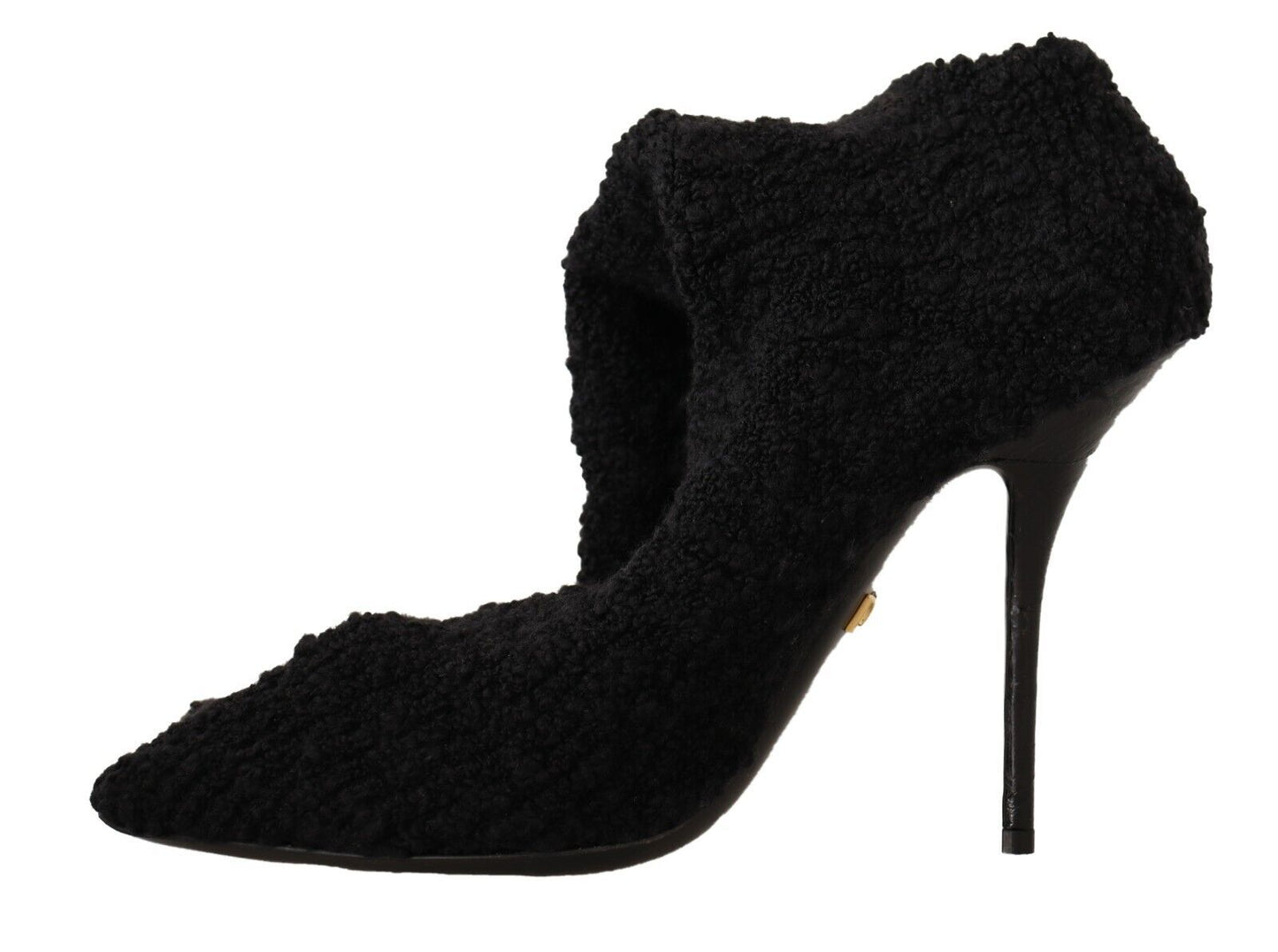 Schwarze Stretch-Socken Kniestrümpfe Schuhe