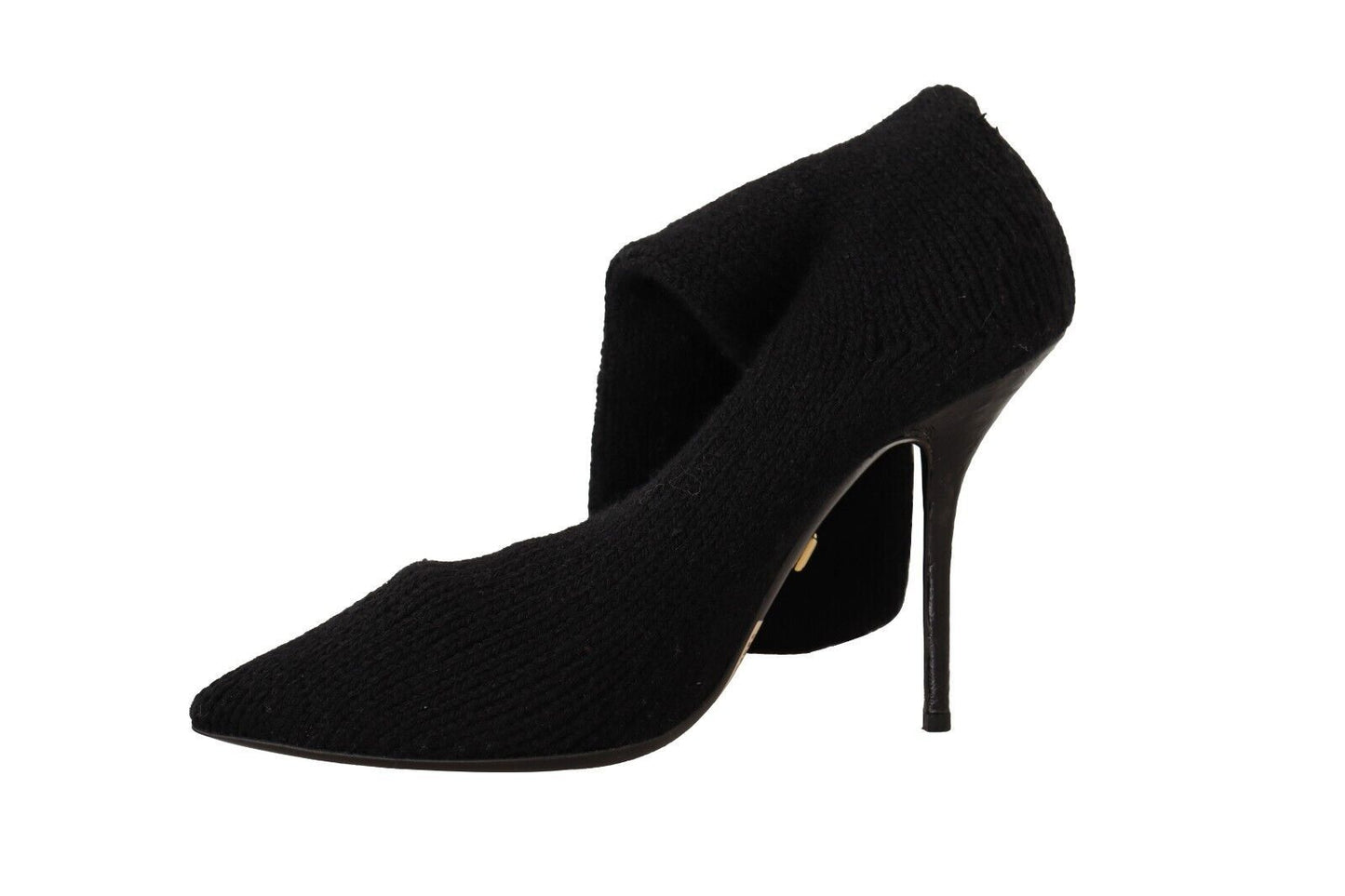 Schwarze Stretch-Socken Kniestrümpfe Schuhe