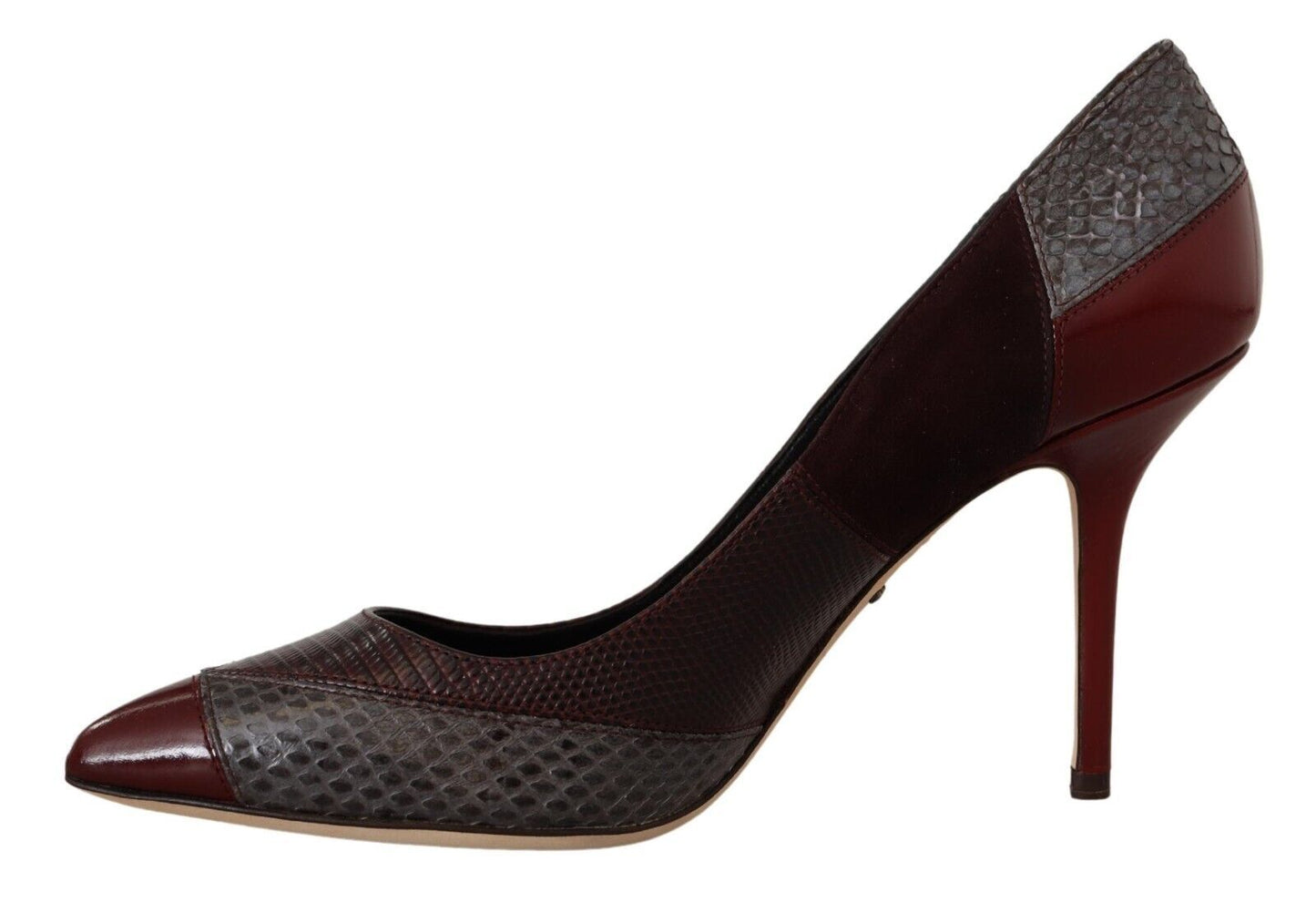 Multicolor Exotische Leder Absätze Pumps Schuhe