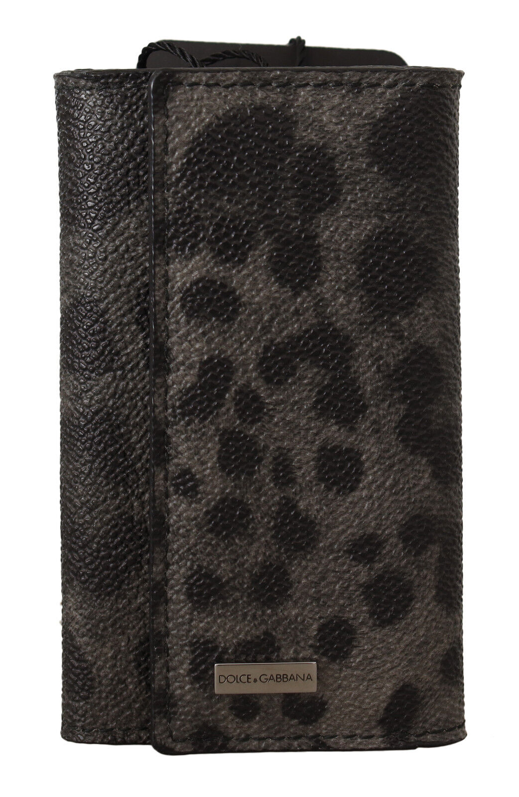 Schwarzer Leopard Schlüsselanhänger Etuihalter Etui Gray