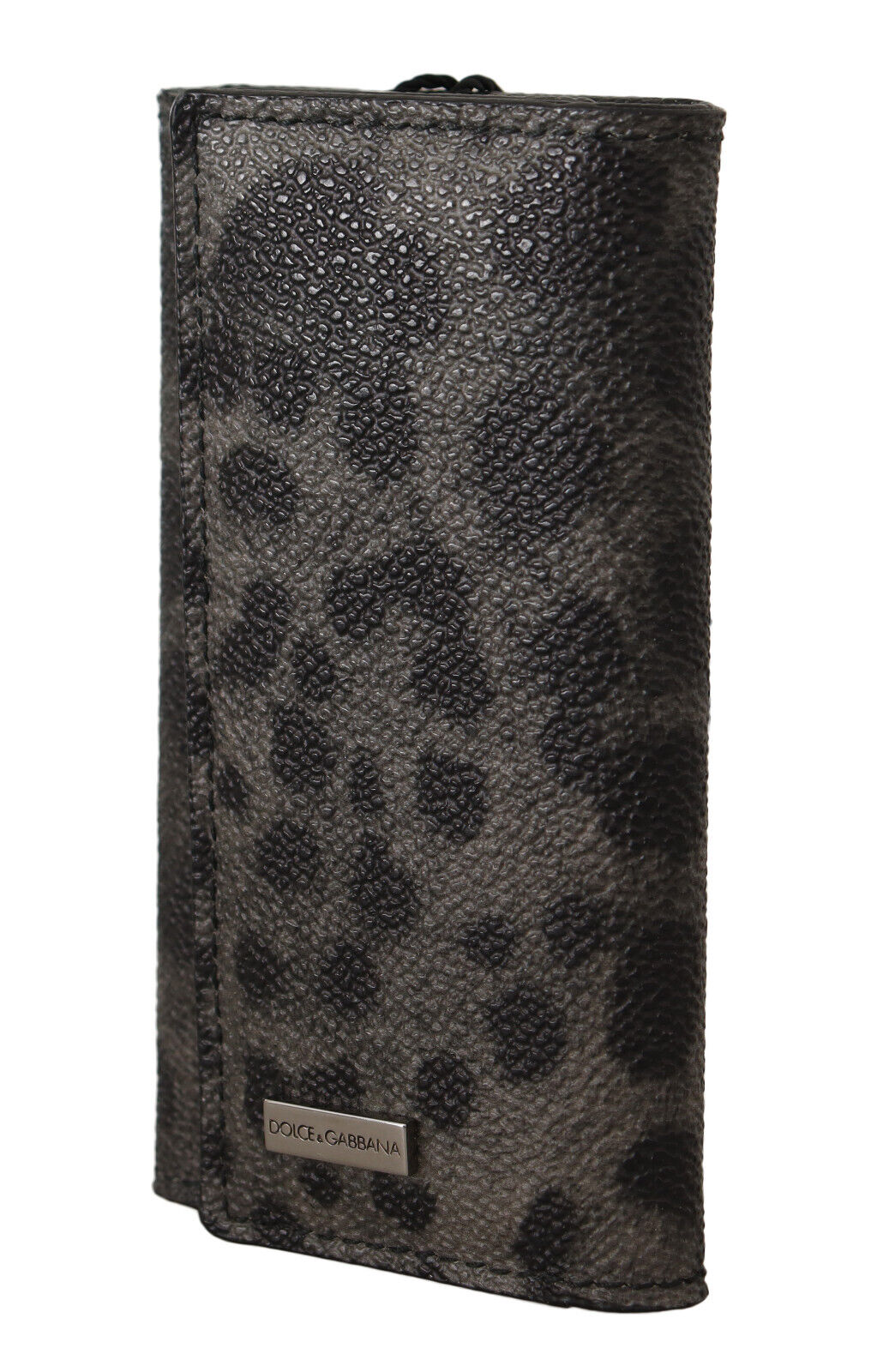 Schwarzer Leopard Schlüsselanhänger Etuihalter Etui Gray