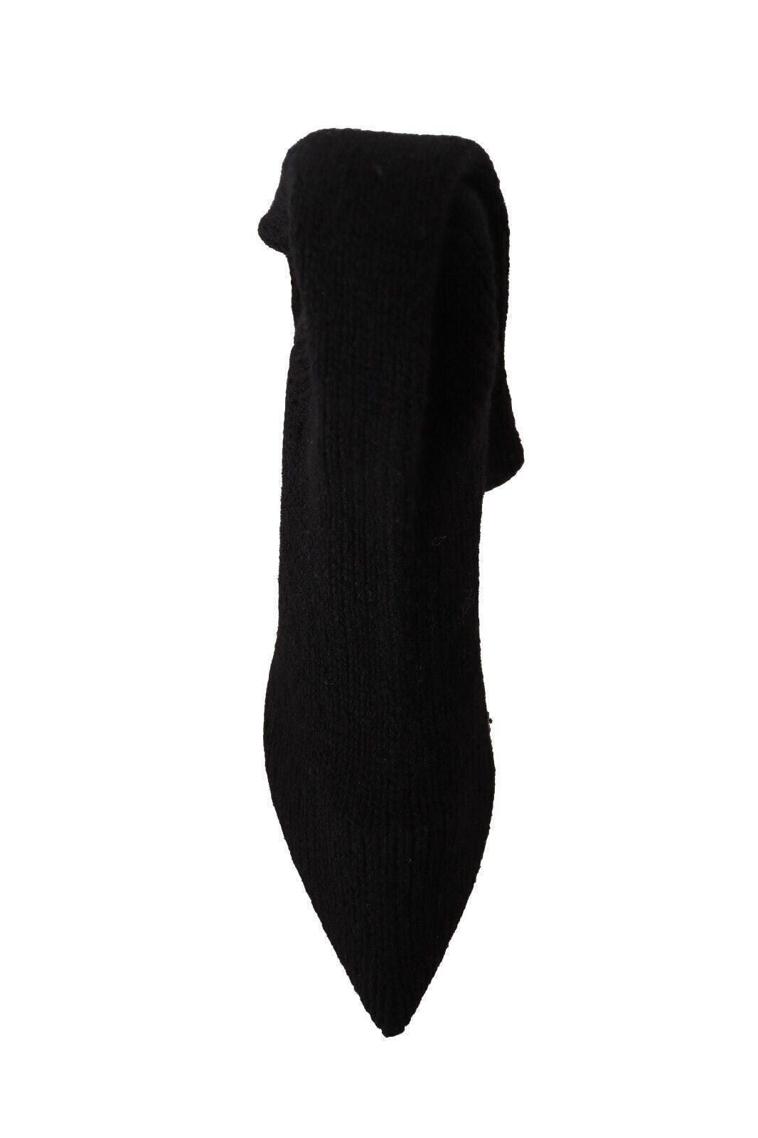 Schwarze Stretch-Socken Kniestrümpfe Schuhe