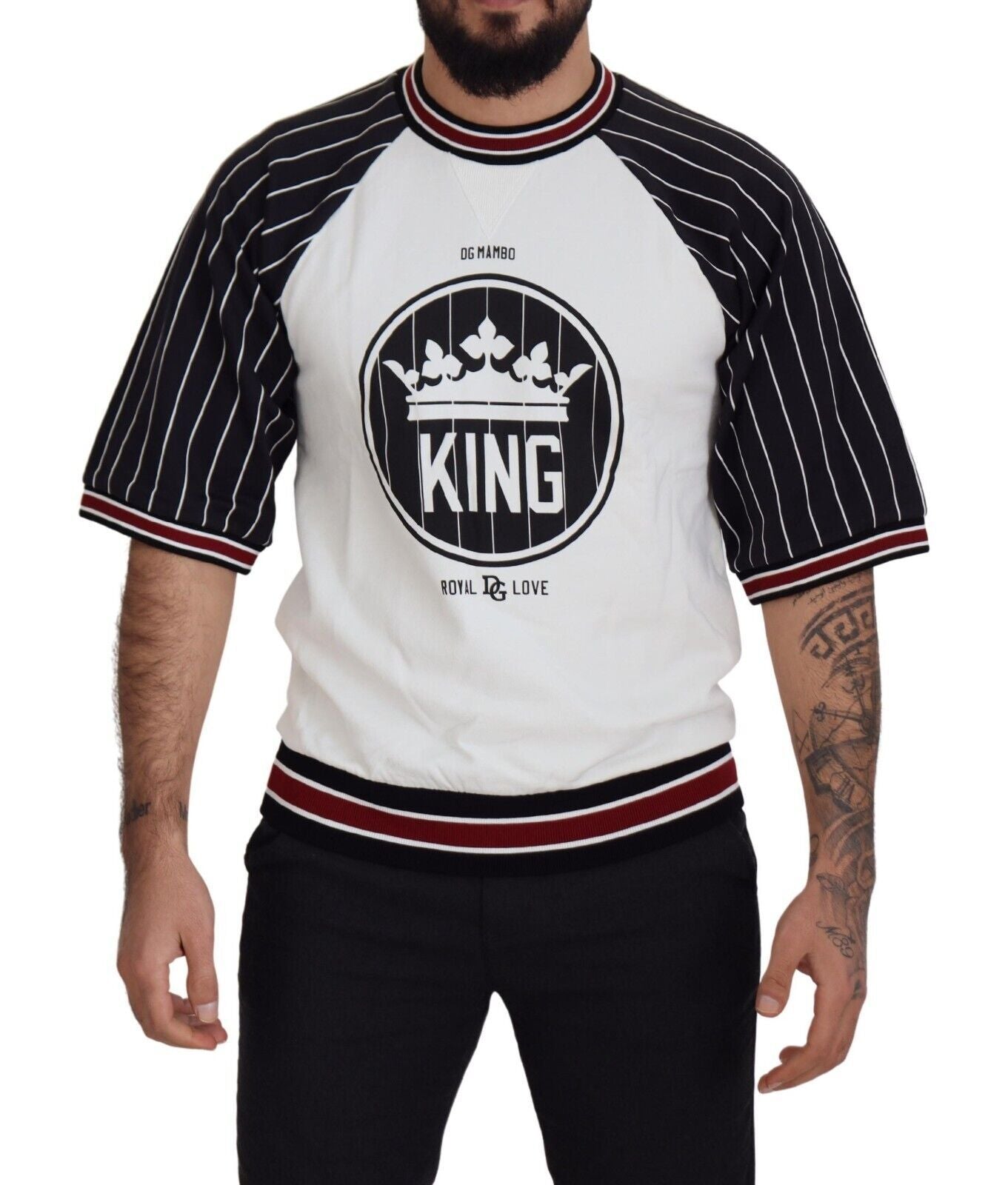 DGMillennials DG King Baumwoll-T-Shirt mit Rundhalsausschnitt