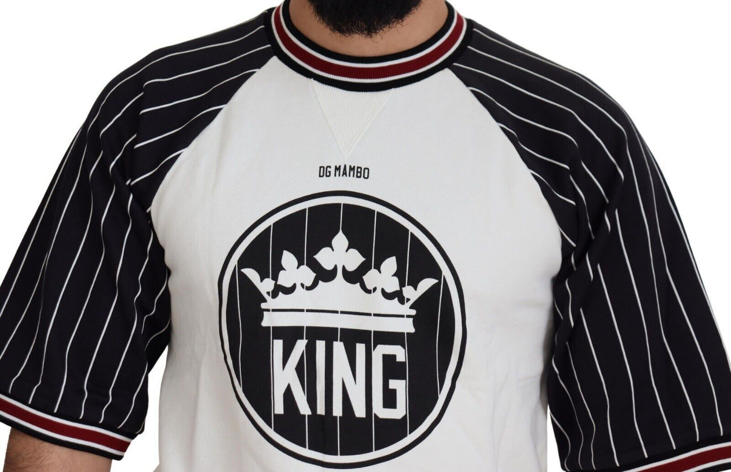 DGMillennials DG King Baumwoll-T-Shirt mit Rundhalsausschnitt