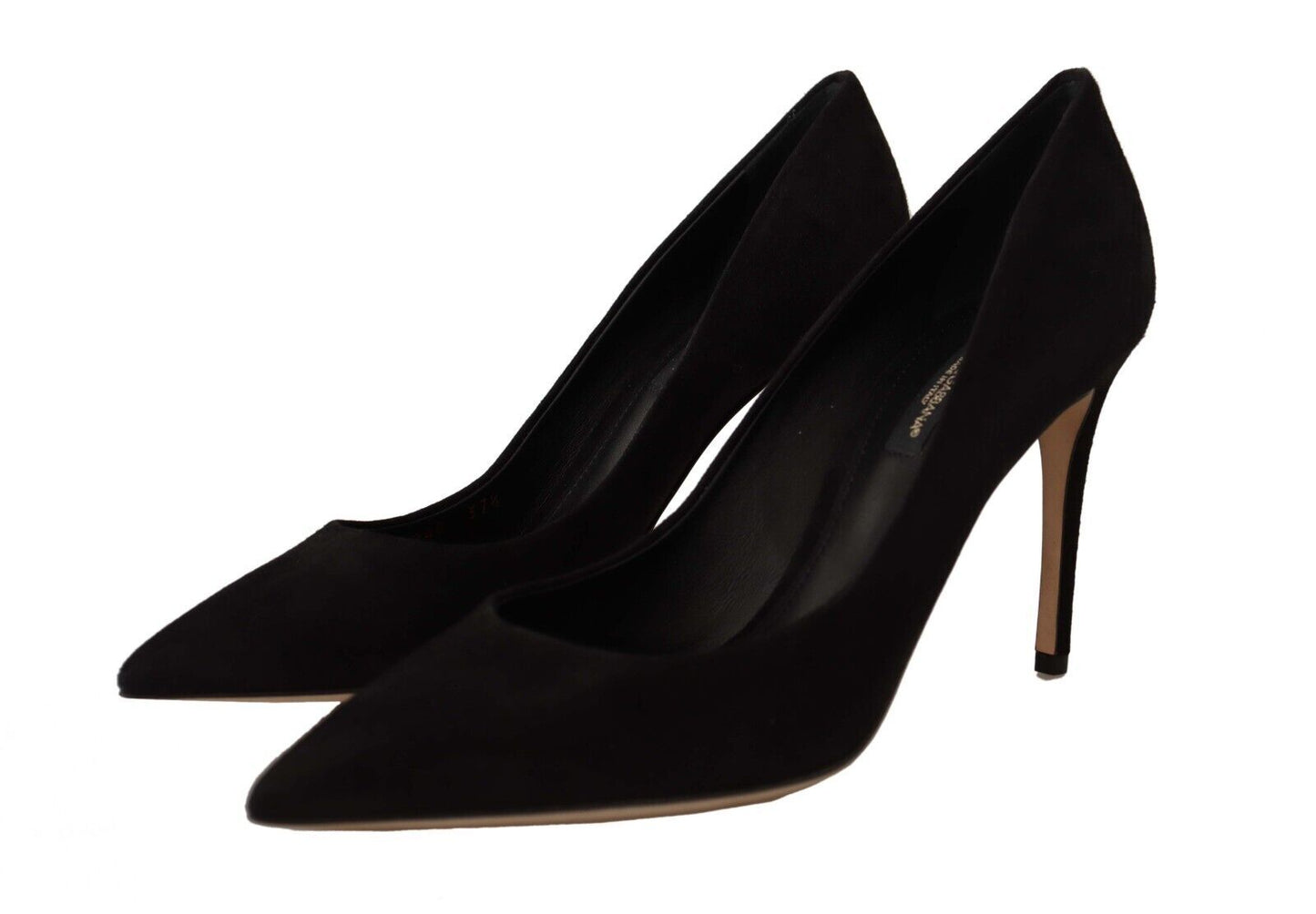 Schwarze Wildleder High Heels Pumps Klassische Schuhe