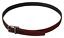 Rotes Glitzerleder Silberne Metallschnalle