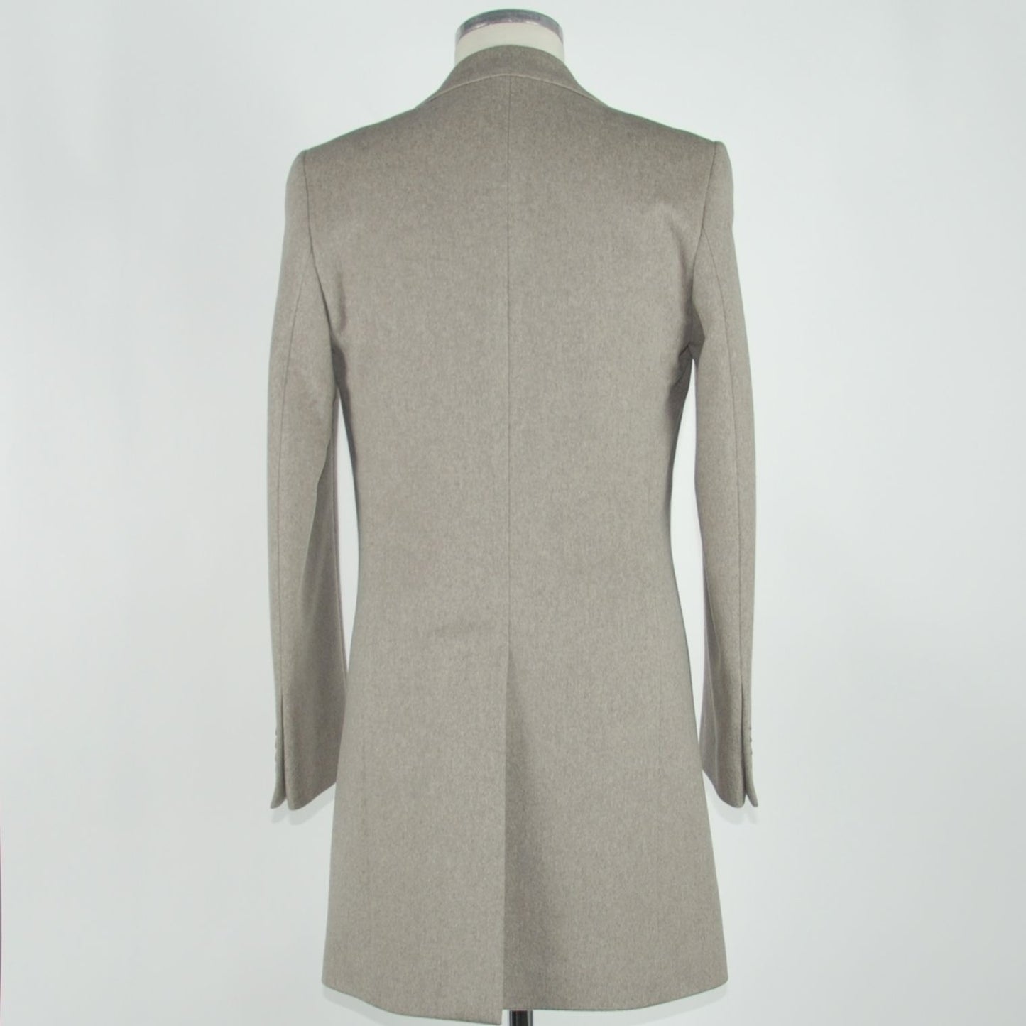 Graue Vergine Jacke aus Wolle