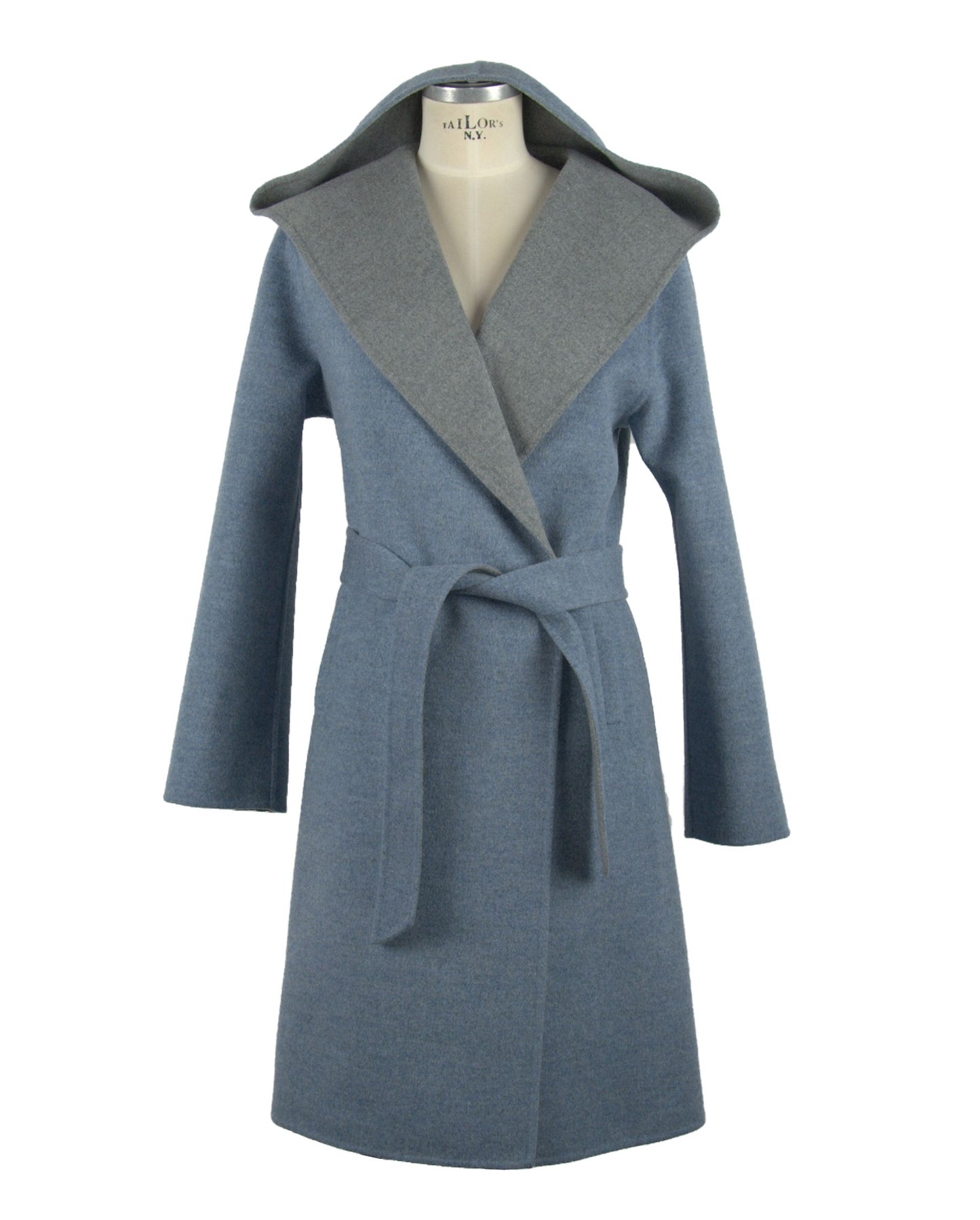 Blaue Wolle Vergine Jacken & Mantel