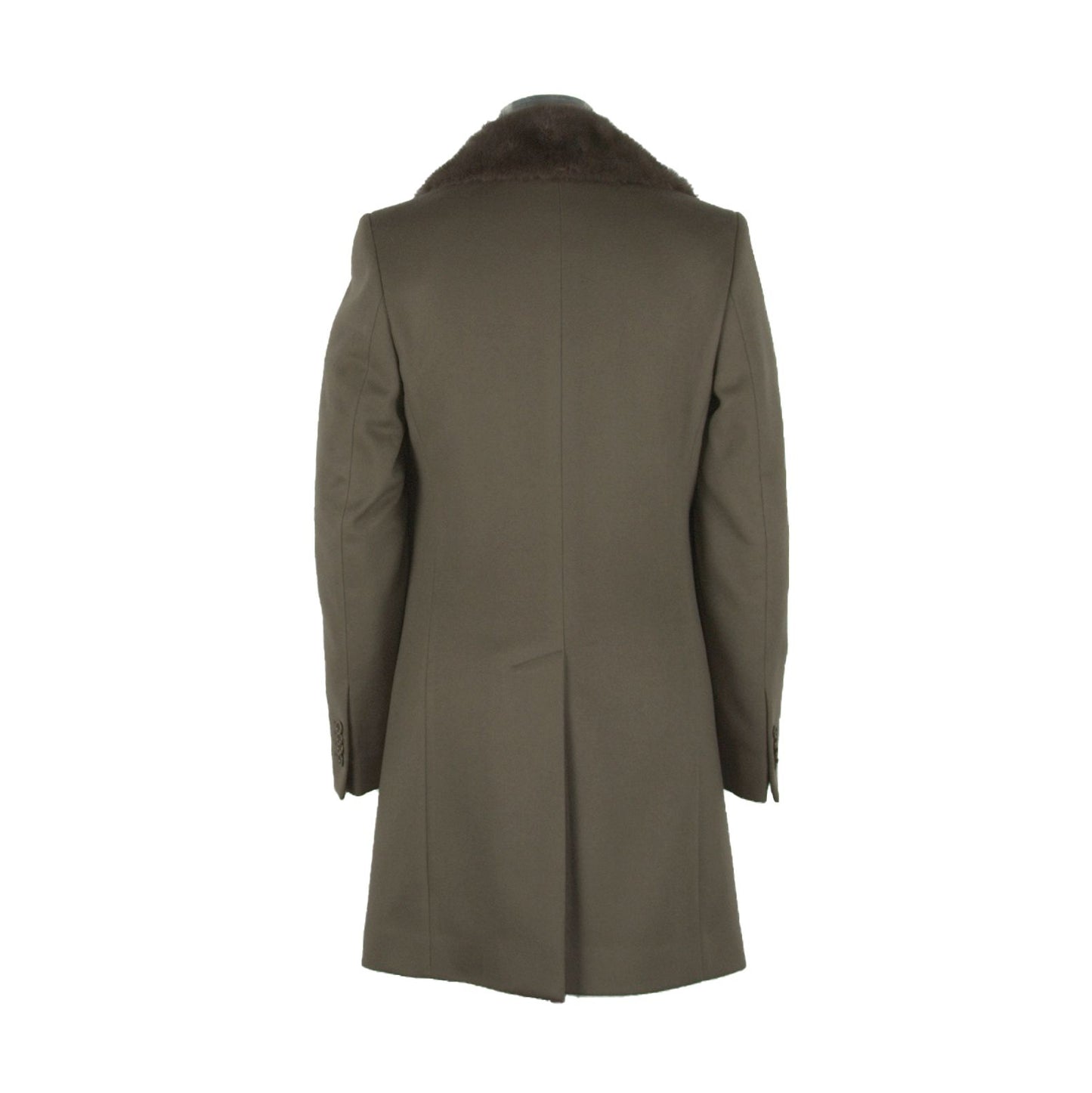Braune Vergine Jacke aus Wolle