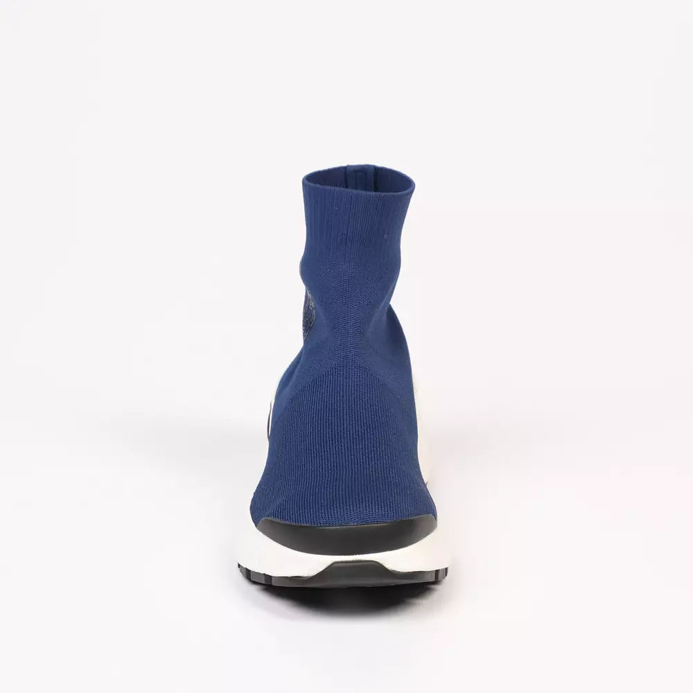 Blaues Textilfutter Sneaker