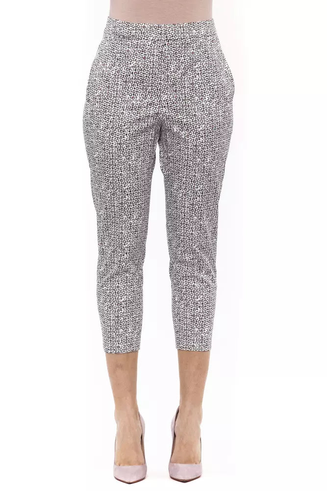 Weiße Baumwolljeans &Amp; Hose