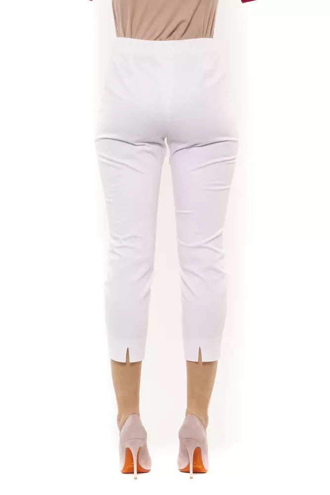 Weiße Baumwolljeans &Amp; Hose