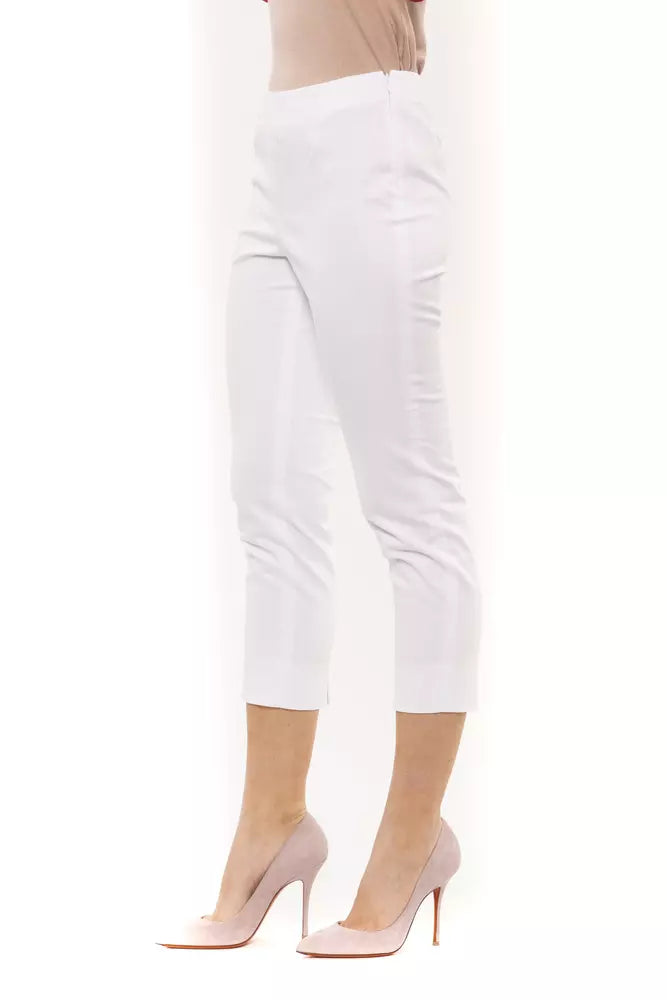 Weiße Baumwolljeans &Amp; Hose