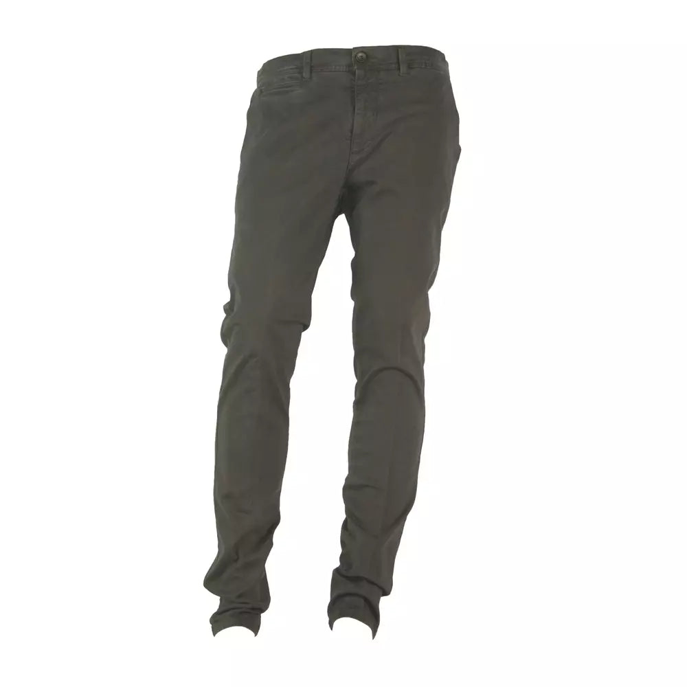 Braune Baumwolljeans & Hose