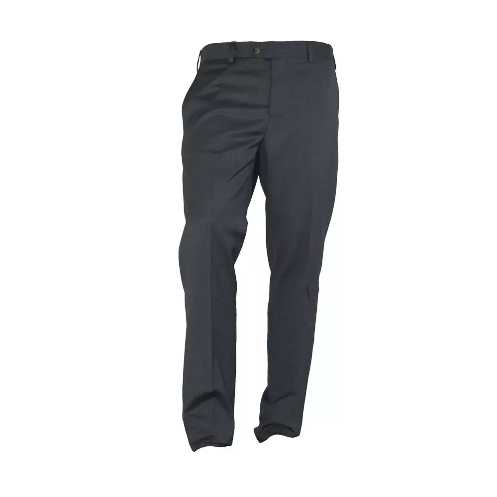 Graue Polyester Jeans & Hose