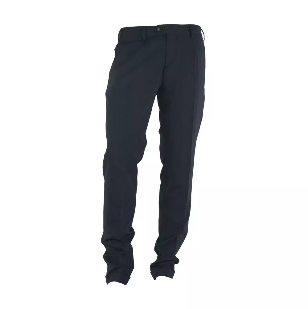 Schwarze Polyester Jeans & Hose