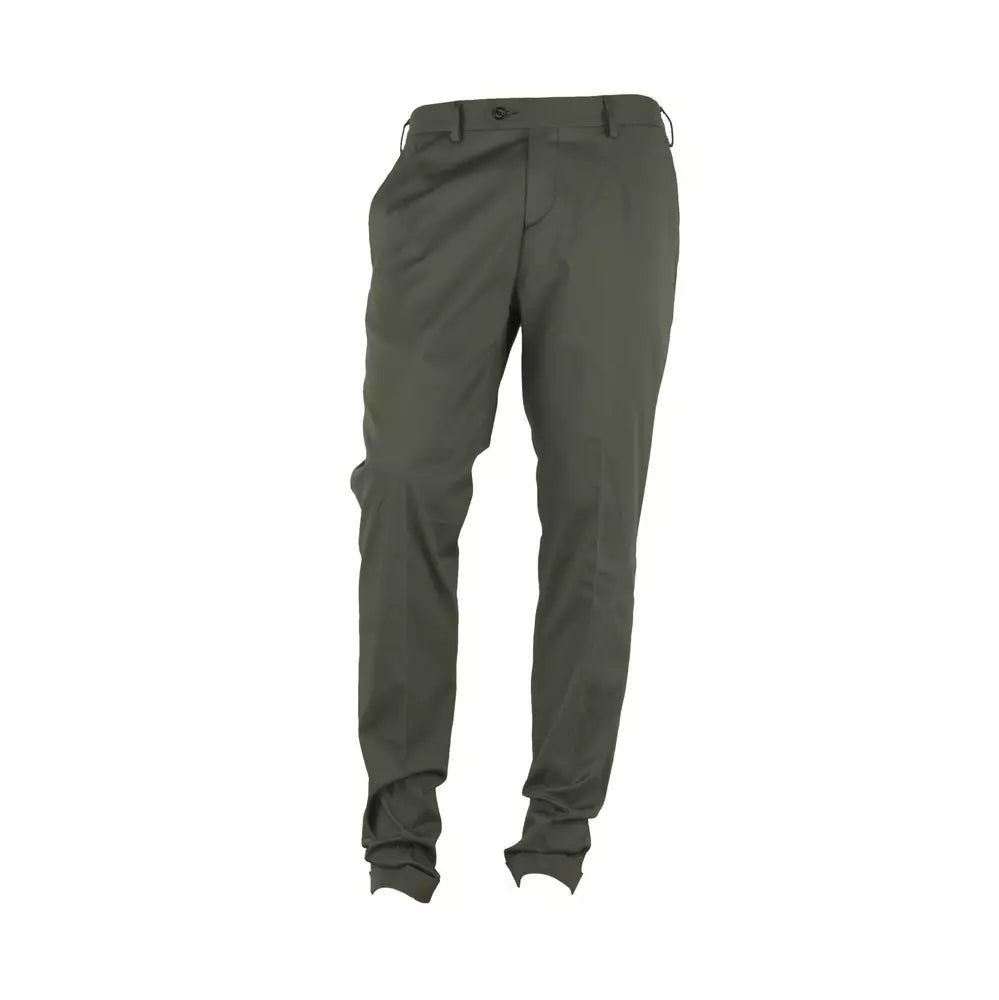 Grüne Baumwolljeans & Hose