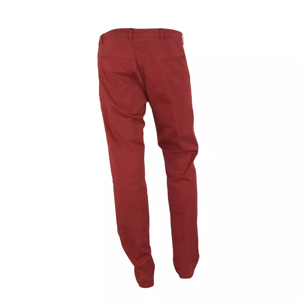 Rote Baumwolljeans & Hose