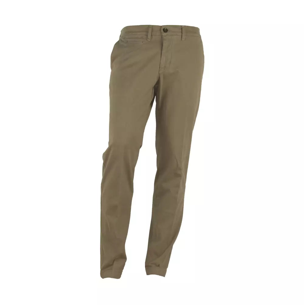 Braune Baumwolljeans & Hose