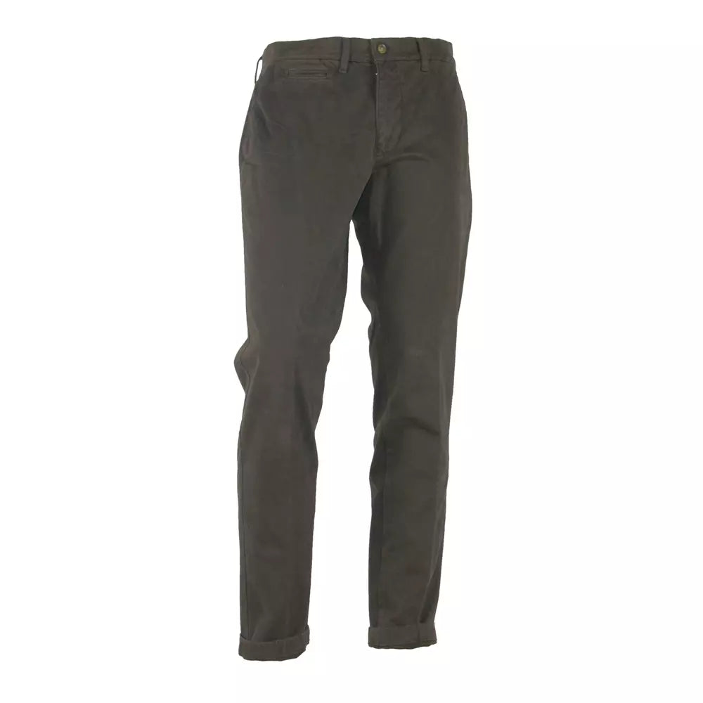 Braune Baumwolljeans & Hose