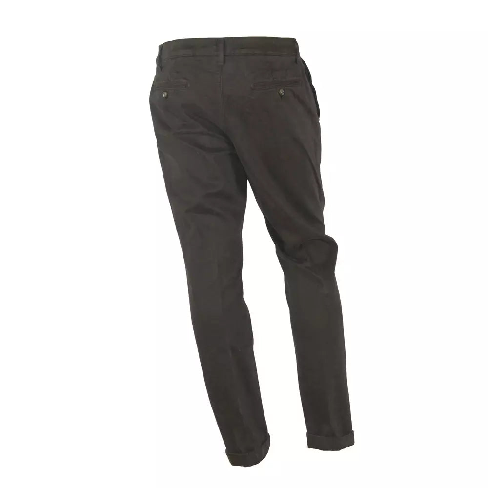 Braune Baumwolljeans & Hose