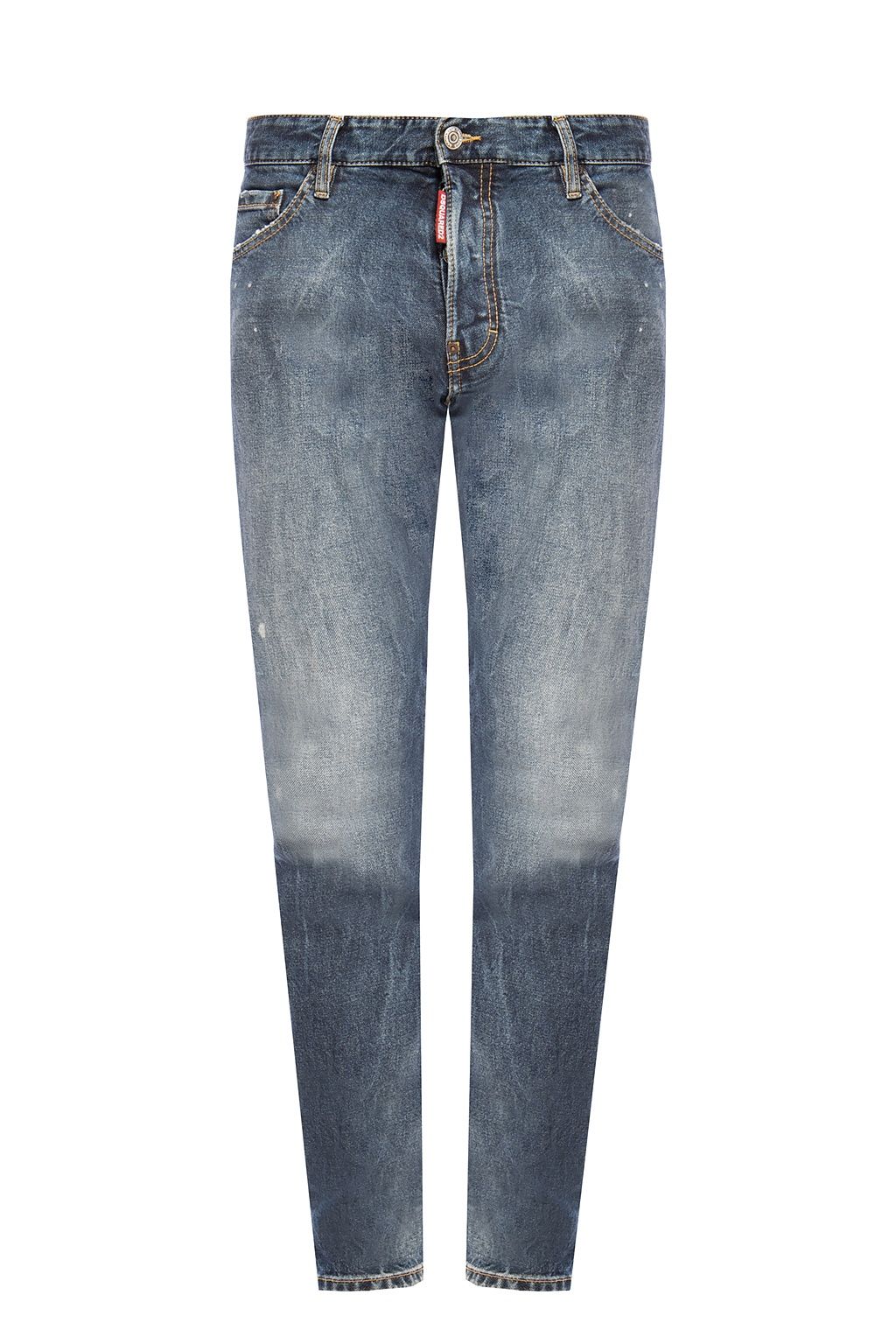 Blaue Baumwolljeans & Hose