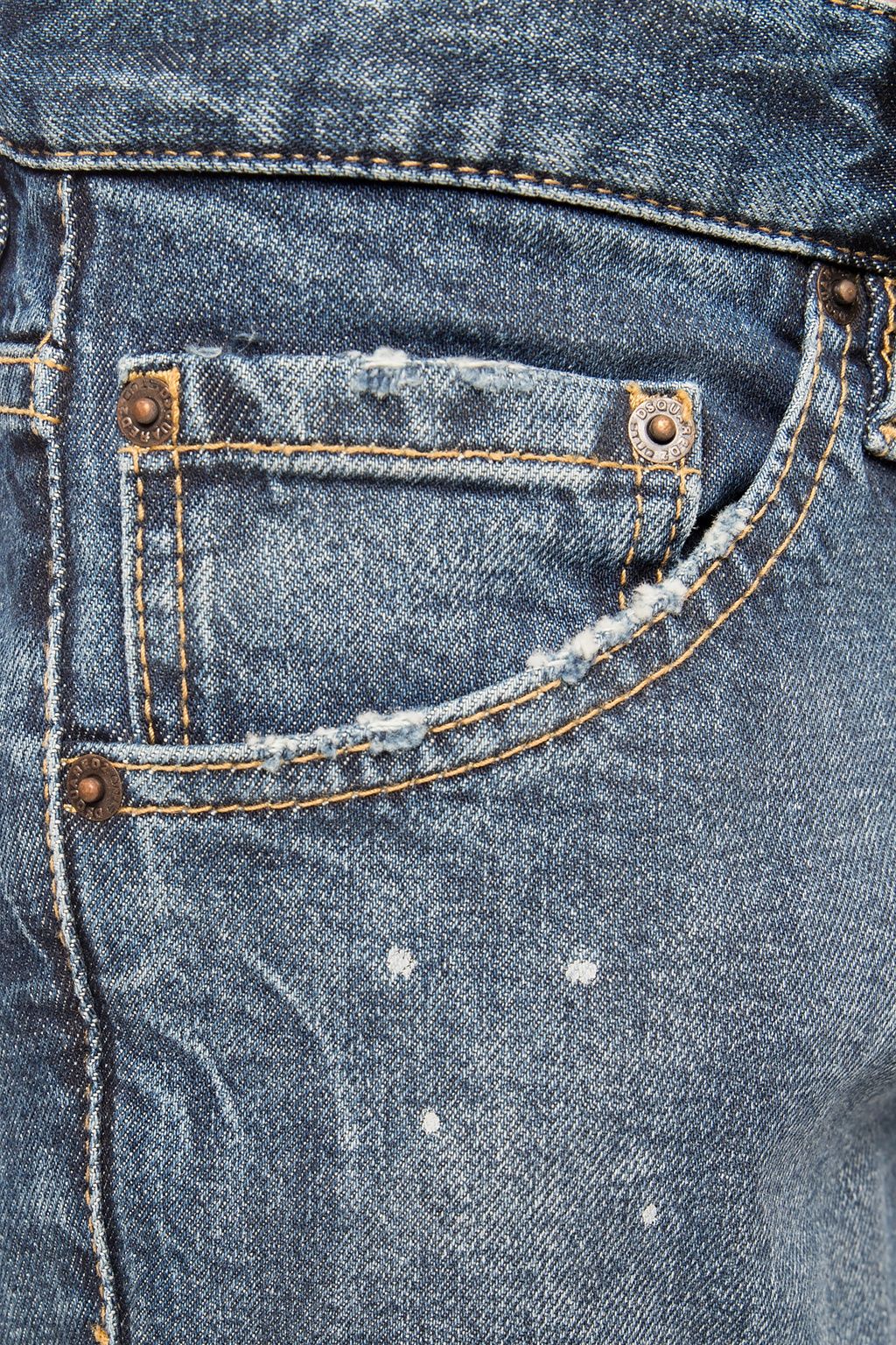 Blaue Baumwolljeans & Hose