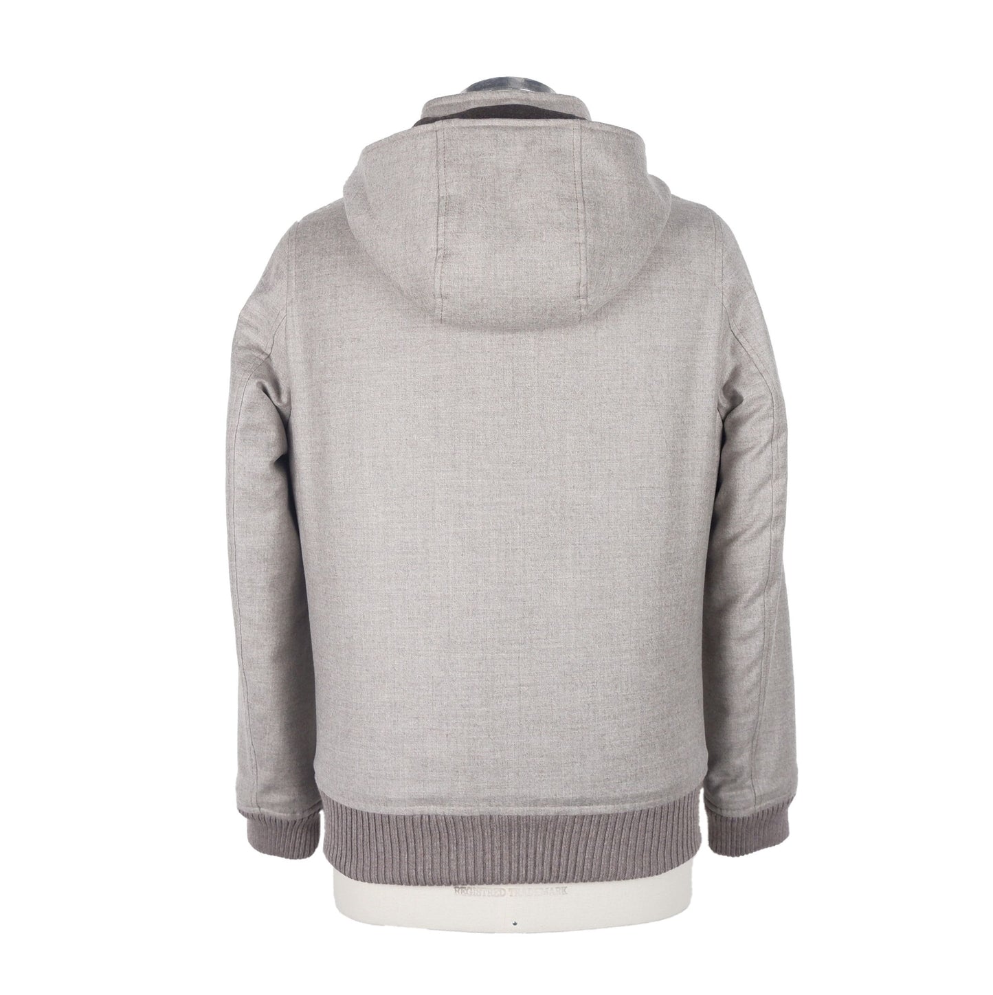 Jacke aus beiger Wolle