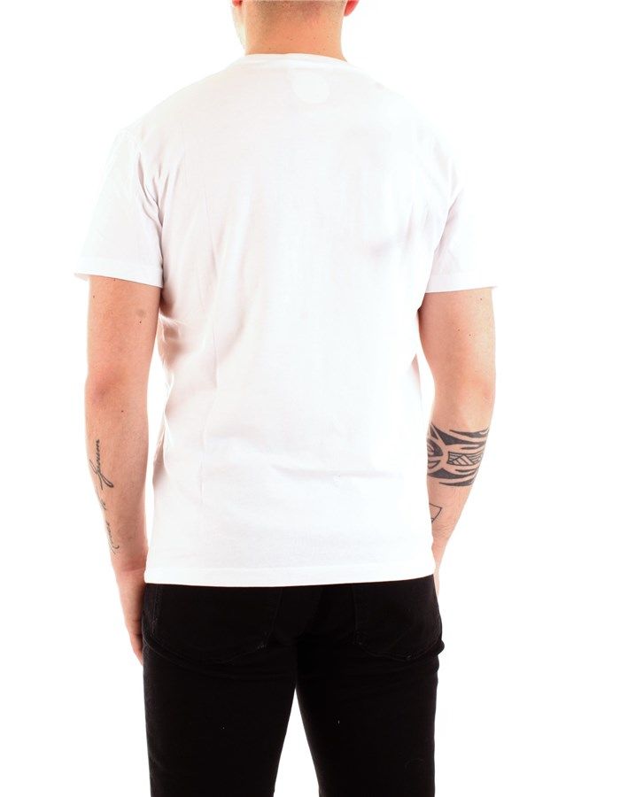 T-Shirt aus weißer Baumwolle