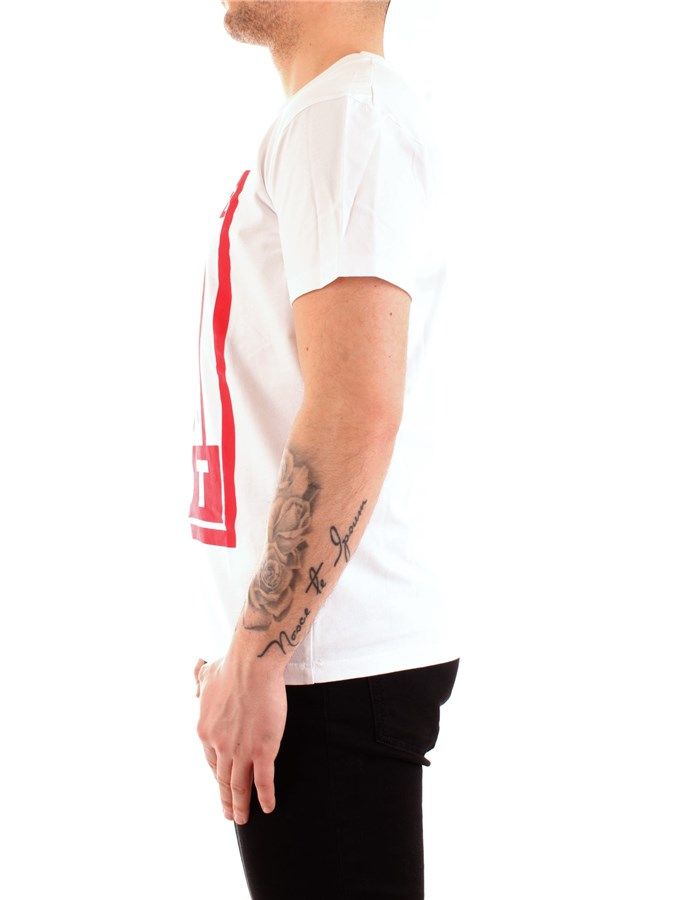 T-Shirt aus weißer Baumwolle